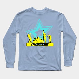 Press Play Rock Band Vibes! Long Sleeve T-Shirt